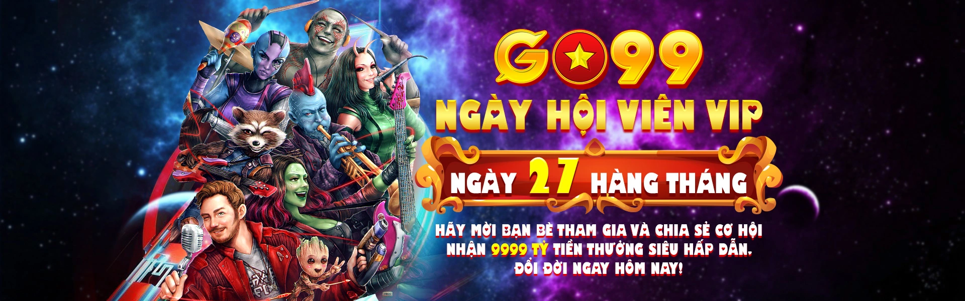 Banner giới thiệu GO99 trên trang chủ