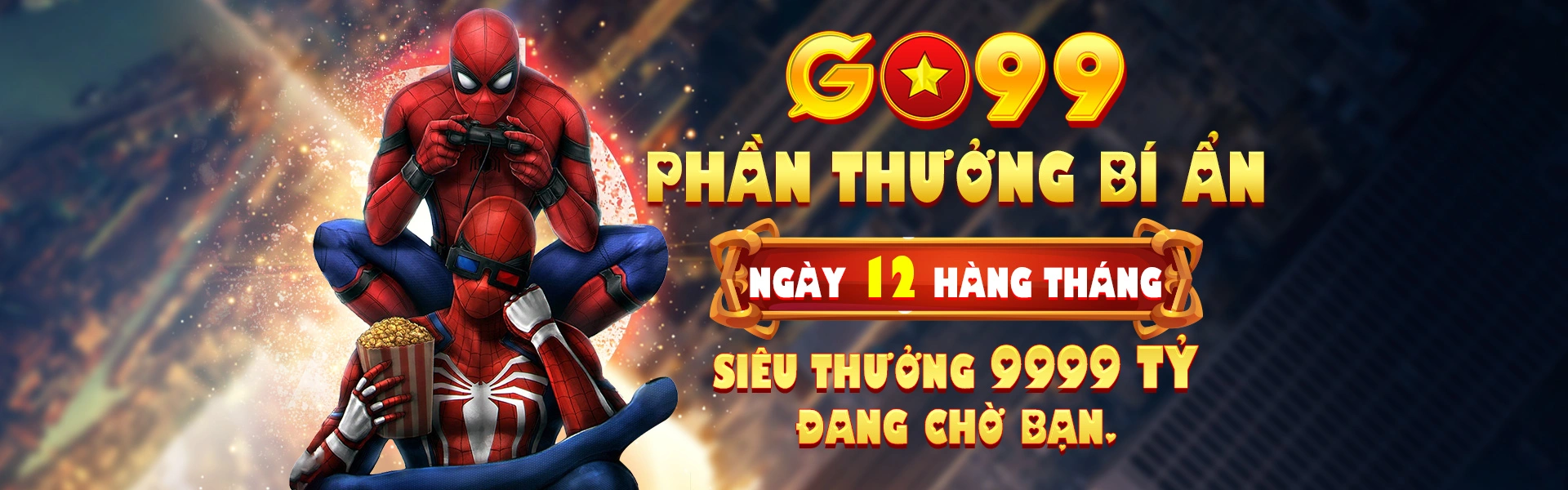 Banner chuyên mục giải trí trực tuyến GO99